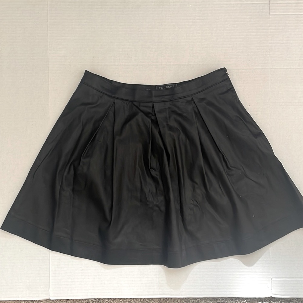 FC Jeans Faux Leather Skirt Size M